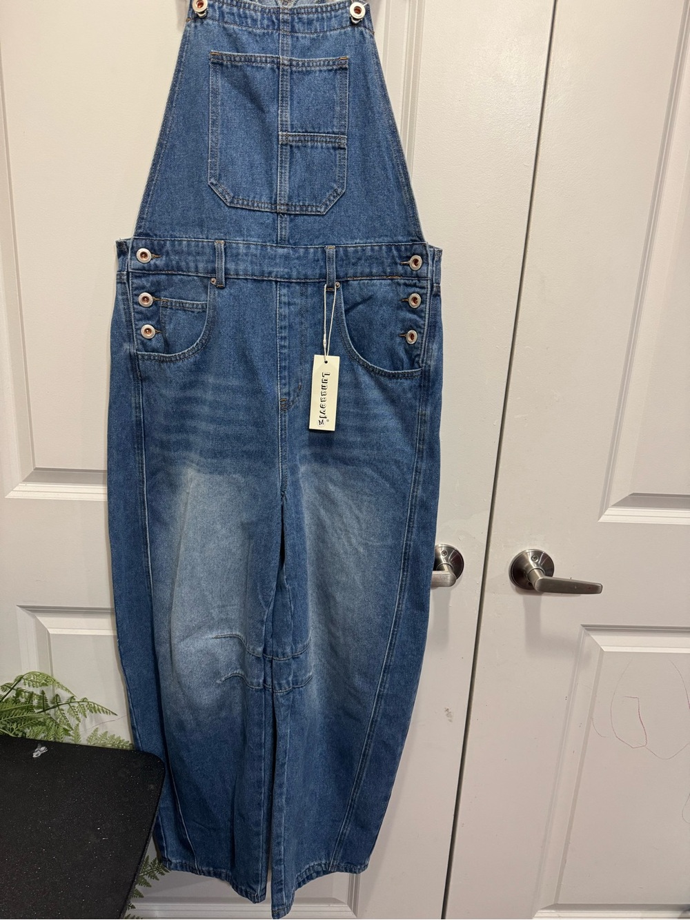 & Other Stories Denim Blue Women's Denim Overalls